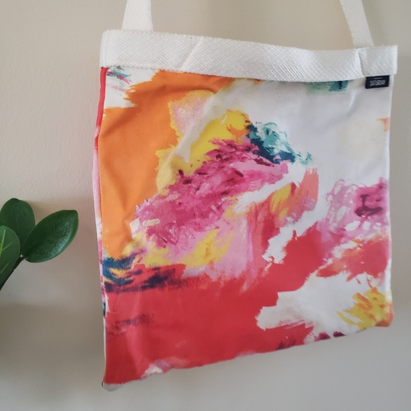 Kate Spade Saturday 3 Way Tie Dye Canvas Shoulder Bag O/S - Picture 4 of 14